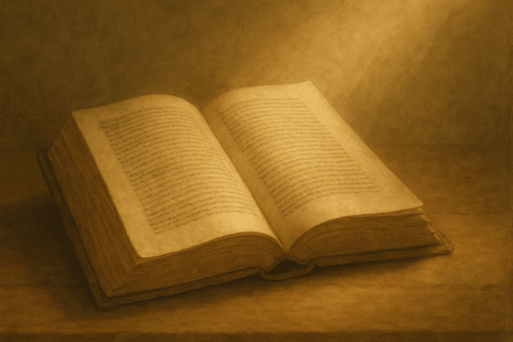 Timeless wisdom: An open ancient book that continues to offer valuable insights for modern success.
